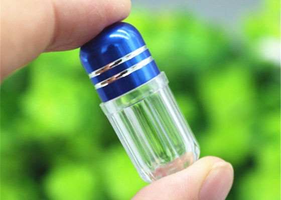 56mm 투명 플라스틱 약 병 5g 원통형 미니 알약 케이스