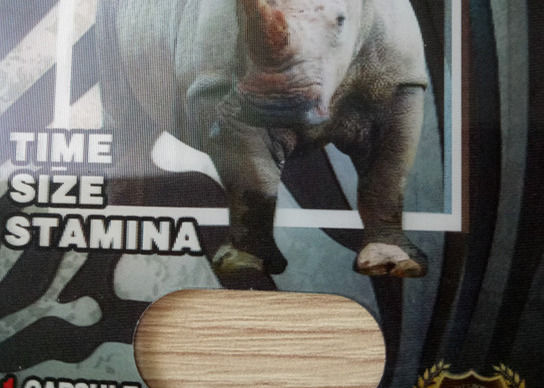 Rhino 69 블리스터 팩 캡슐