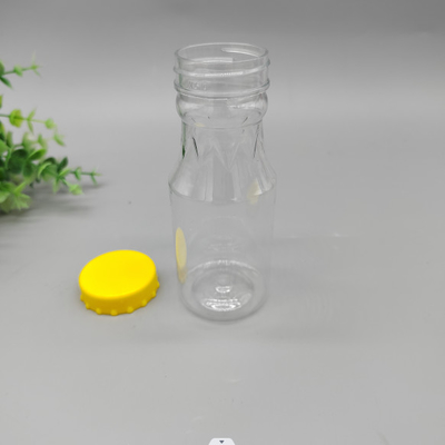 둥근 모양이 형성된 Bpa 자유롭 플라스틱 캔디 병 300 밀리람베르트
