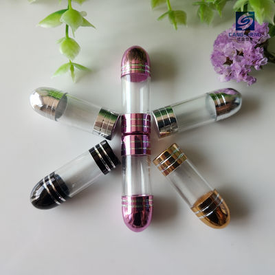 44mm 작은 플라스틱 알약 용기 핑크 1 캡슐 포장