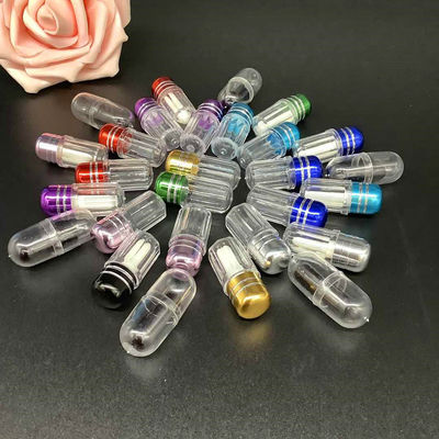 약제 단 하나 캡슐 포탄 알루미늄 모자 10ml 작은 알약 작은 유리병