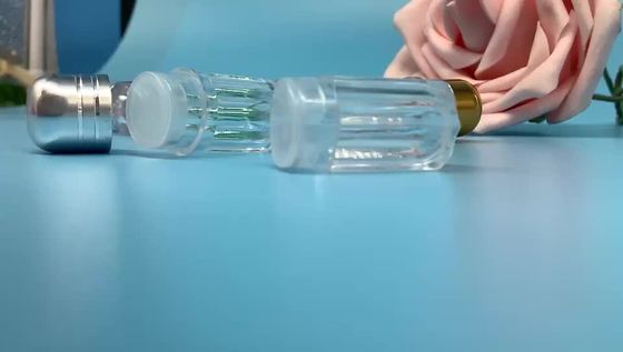 56mm 투명 플라스틱 약 병 5g 원통형 미니 알약 케이스