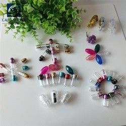 ISO9001 소형 플라스틱 알약 용기 2ml 단일 캡슐