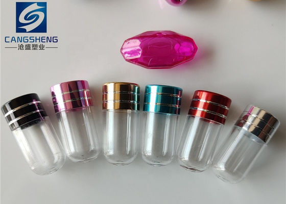 단일 14mm 빈 캡슐 쉘 플라스틱 PS Rhino 알약 병