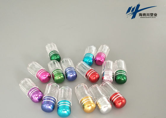 3ml PS 작은 플라스틱 알약 용기 총알 모양 캡슐 포장 병
