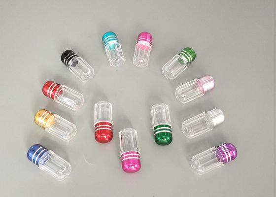 3ml PS 작은 플라스틱 알약 용기 총알 모양 캡슐 포장 병