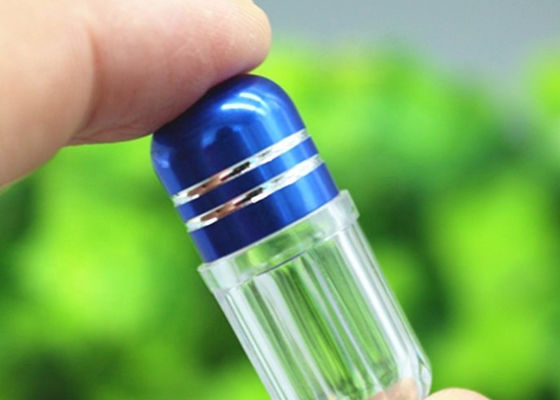 금속 크라운 모자를 가진 5ml 파란 Rhino 단 하나 환약 콘테이너 OEM