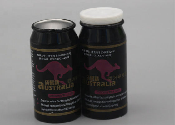 알약 정제 허브 캡슐 용 알루미늄 100ml 약 병