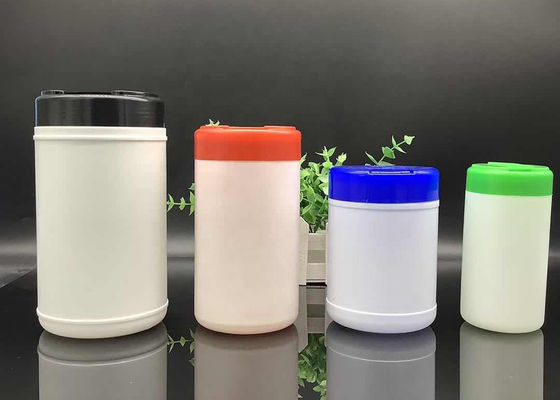 HDPE 물티슈 물통 ISO9001 실린더 물티슈 포장 병