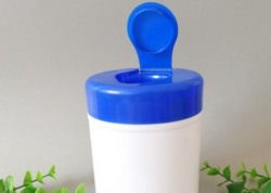 HDPE 물티슈 물통 ISO9001 실린더 물티슈 포장 병