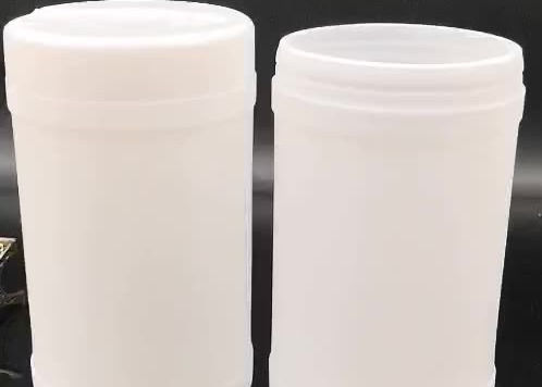 100pcs HDPE 물티슈 캐니스터 친환경 알코올 물티슈 병