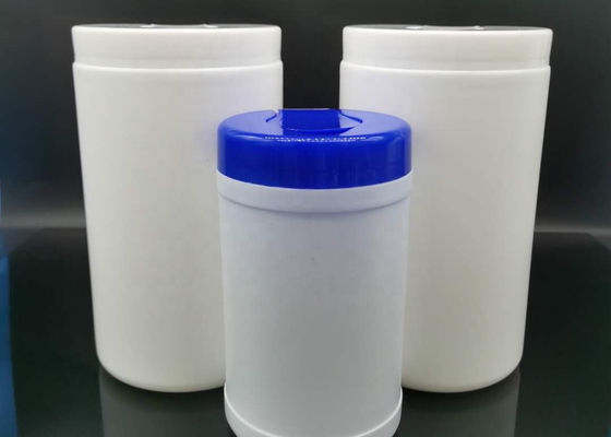 100pcs HDPE 물티슈 캐니스터 친환경 알코올 물티슈 병