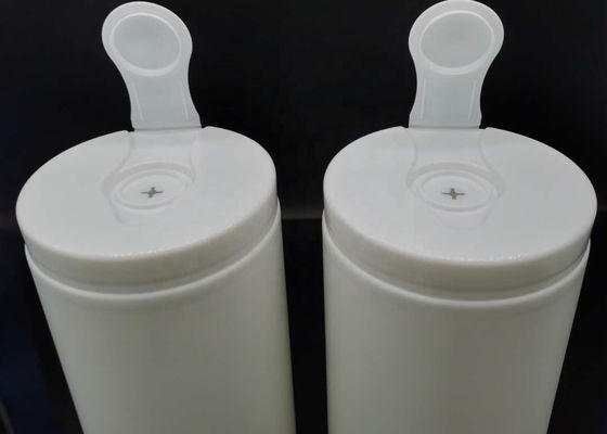 100pcs HDPE 물티슈 캐니스터 친환경 알코올 물티슈 병