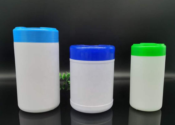 흰색 뚜껑이 있는 180mm HDPE 청소 물통 병
