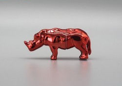 Rhino 빈 플라스틱 알약 캡슐